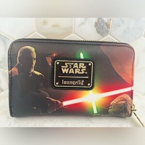 Loungefly Star Wars Episode II Attack Of The Clones Zip Wallet